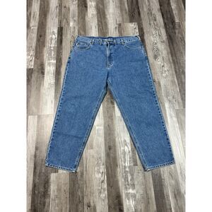 Carhartt B17 STW Jeans Mens 44x30 Relaxed Fit Blue Denim Vintage Work Pants Y2K
